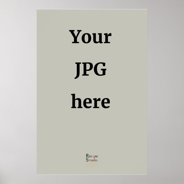 Póster Gráfica de asientos a imprimir 24x36 (Frente)