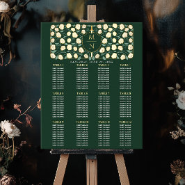 Póster Gráfica de asientos de monograma medievales Sword 