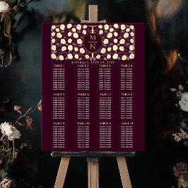 Póster Gráfica de asientos de monograma medievales Sword 