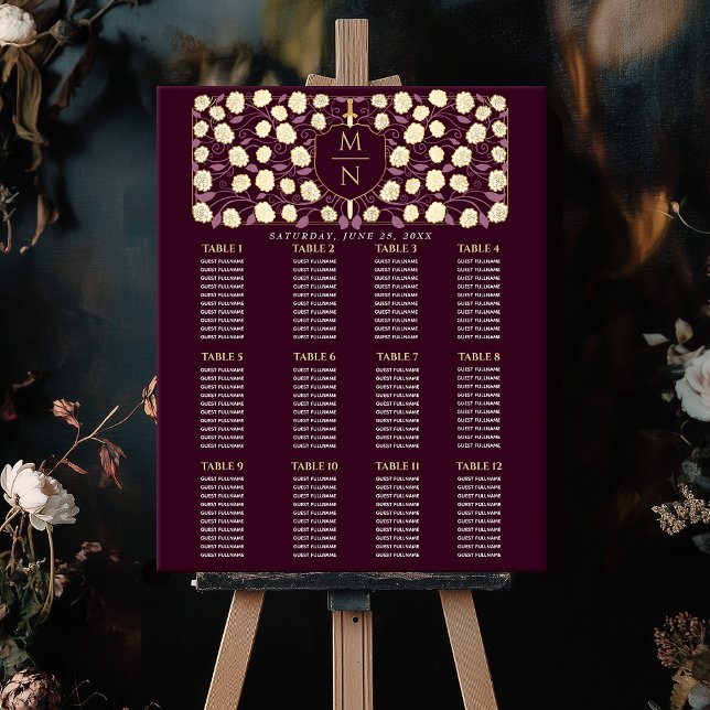 Póster Gráfica de asientos de monograma medievales Sword  (Subido por el creador)