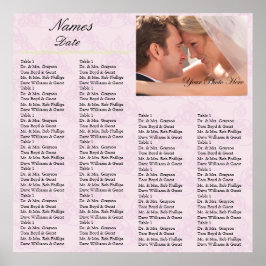 Póster Gráfica de asientos de recepción Lilac