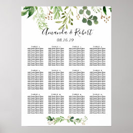 Póster Gráfica de asientos del prado salvaje de verano