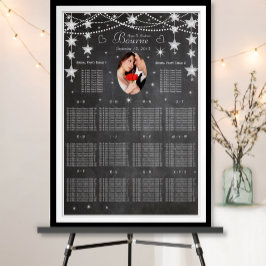 Póster Gráfica de asientos fotográficos para croquetas de