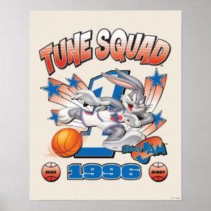 Póster Gráfica de baloncesto de SPACE JAM™ BUGS BUNNY™ #1