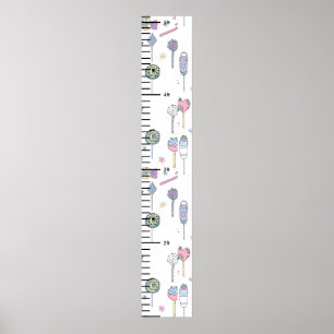 Póster Gráfica de Candy Print Cute Baby Growth