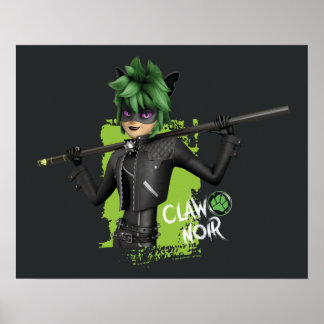 Póster Gráfica de carácter de negrita milagrosa para volv