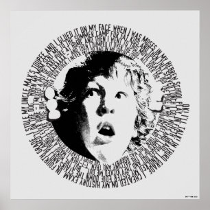 Póster Gráfica de confesión de trombozo de los Goonies