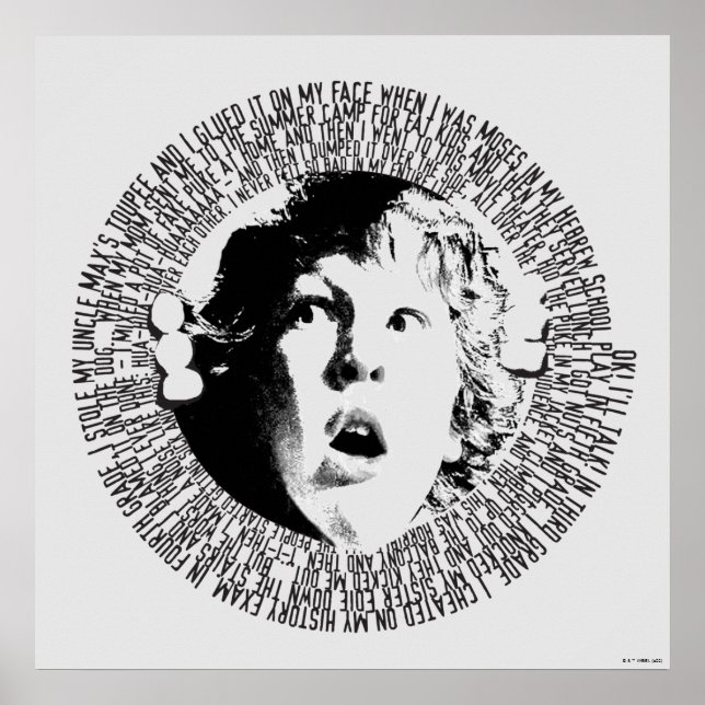 Póster Gráfica de confesión de trombozo de los Goonies (Frente)