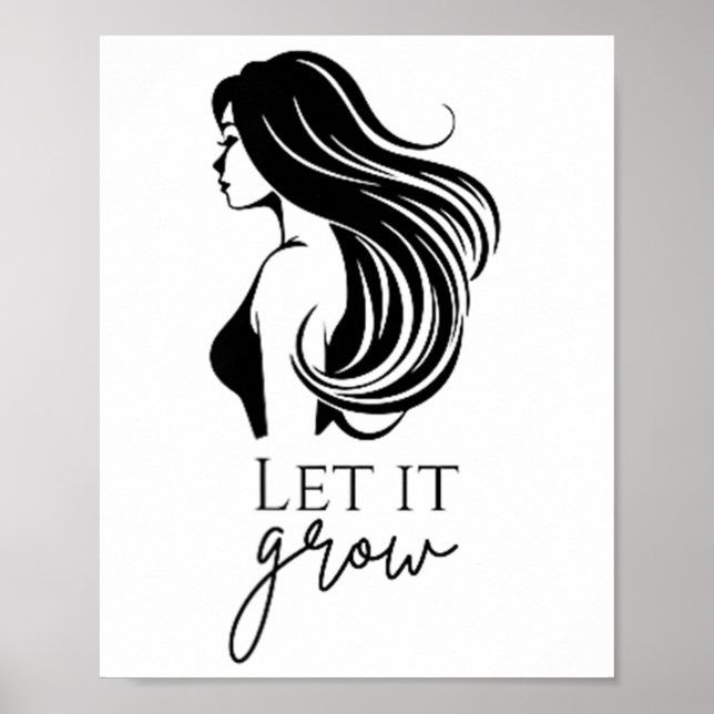 Póster Gráfica de crecimiento de comprobación de longitud (Frente)