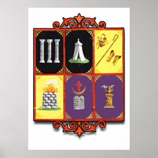 Póster Gráfica de grados emblemáticos de los compañeros e