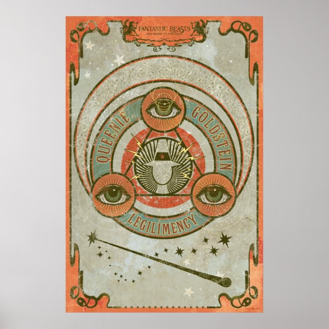 Póster Gráfica de Legilimencia QUEENIE GOLDSTEIN™ (Frente)