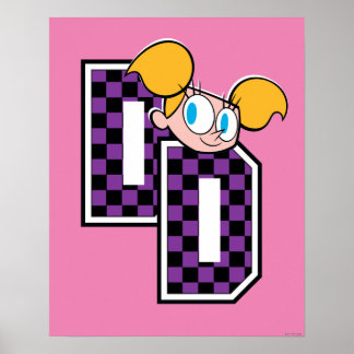 Póster Gráfica De Letras Atléticas Dee Dee