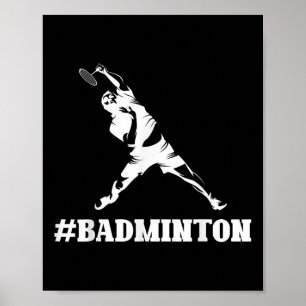 Póster Gráfica del entrenador del jugador deportivo Badmi