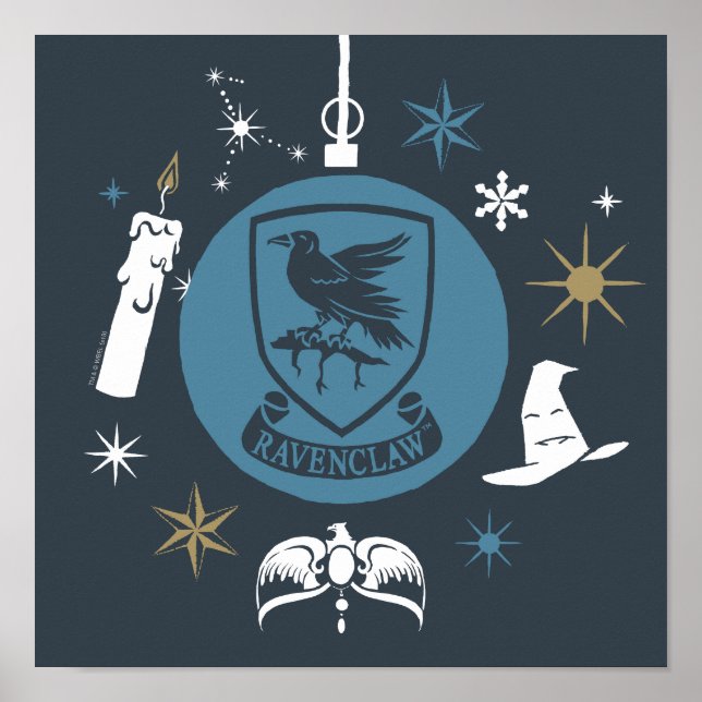 Póster Gráfica en baudillo de vacaciones RAVENCLAW™ (Frente)