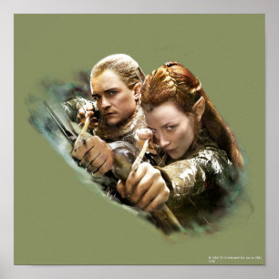 Póster Gráfica LEGOLAS GREENLEAF™ y TAURIEL™