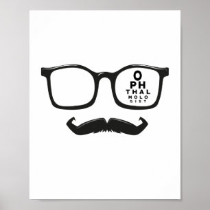 Póster Gráfica oftalmológica