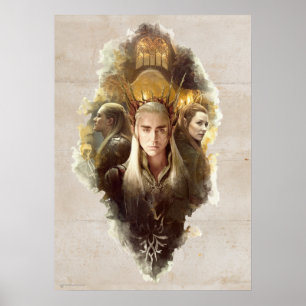 Póster Gráfica Thranduil, LEGOLAS GREENLEAF™ y TAURIEL™