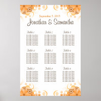 Gráficas de asientos de mesa de Boda marfil-oro