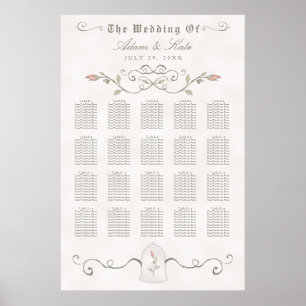 Póster GRÁFICO 151-200   Elegante Boda de Belleza
