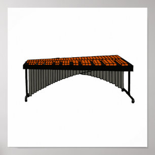 Póster Gráfico 1 del diseño del Marimba