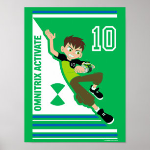 Póster Gráfico atlético Ben Tennyson