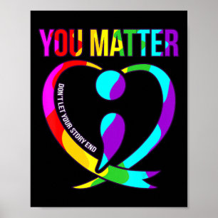 Póster Gráfico de apoyo a la concienciación sobre el suic