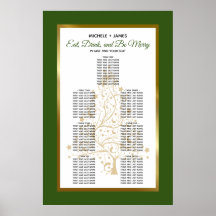 Gráfico de Asientos de Boda de Invierno Bosque Dor