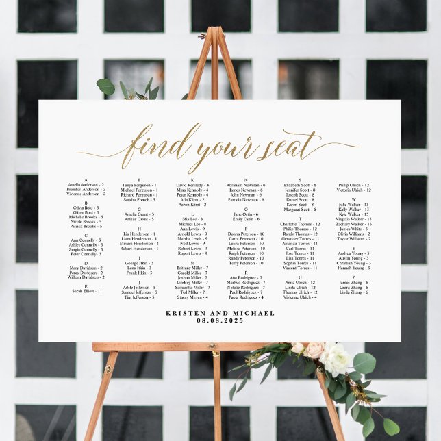 Póster Gráfico De Asientos De Búsqueda Alfabética (Subido por el creador)