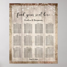 Gráfico de asientos de la recepción de bodas de ma