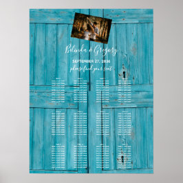 Póster Gráfico de asientos del Boda de fotografía de made