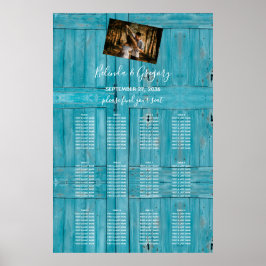 Póster Gráfico de asientos del Boda de fotografía de made