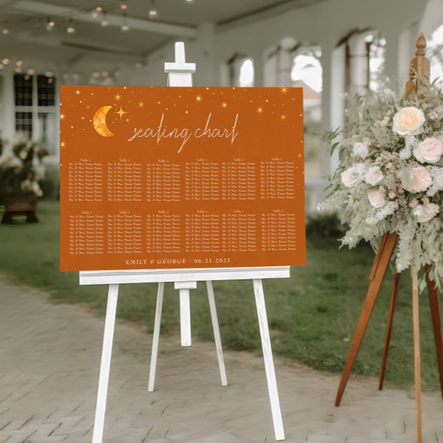 Póster Gráfico de asientos del Boda de la luna del sol ce (Subido por el creador)