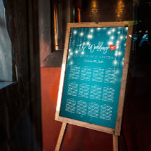 Gráfico de asientos del Boda del Purpurina azul