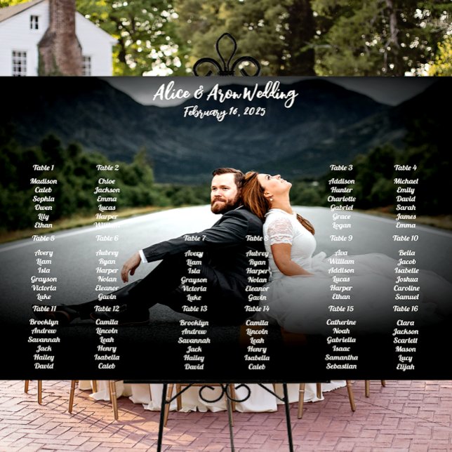 Póster Gráfico de asientos del Boda fotográfico (Subido por el creador)