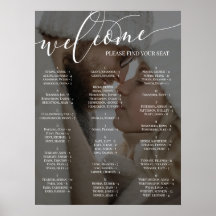 Gráfico de asientos del Boda fotográfico de bienve
