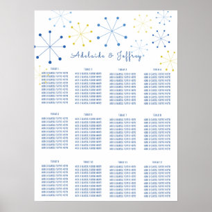 Póster Gráfico de asientos estilo vintage moderno de medi