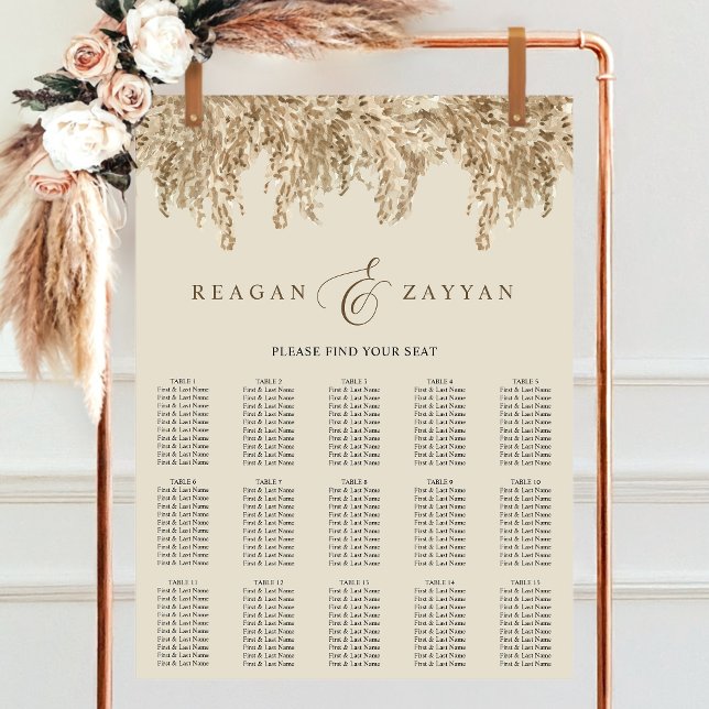 Póster Gráfico de asientos exóticos para Bodas de hierba  (Subido por el creador)