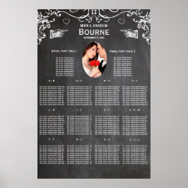 Póster Gráfico de asientos fotográficos Vintage de crokbo