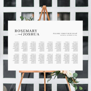 Póster Gráfico de Asientos Moderno y Elegante Encuentra t
