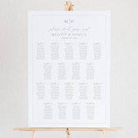 Gráfico de Asientos Monograma 18 Mesas Encuentra T