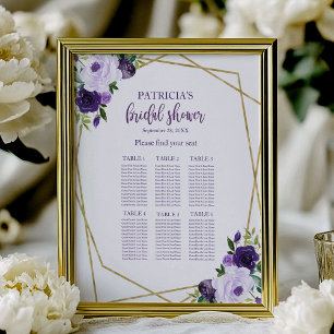 Póster Gráfico de Asientos para Fiesta de Despedida de So