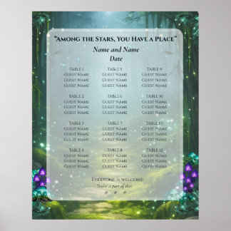 Póster Gráfico de Asientos Personalizado Elegancia Biolum
