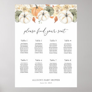 Póster Gráfico de asientos rusos de otoño