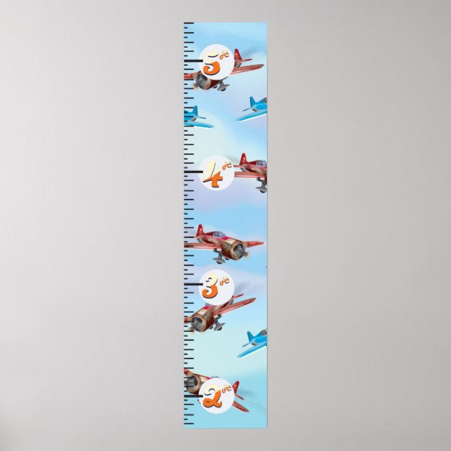 Póster Gráfico de crecimiento de BiAircraft (Frente)