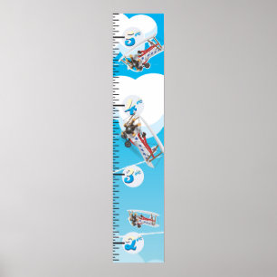 Póster Gráfico de crecimiento de biaviones