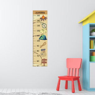 Póster Gráfico de crecimiento de camping