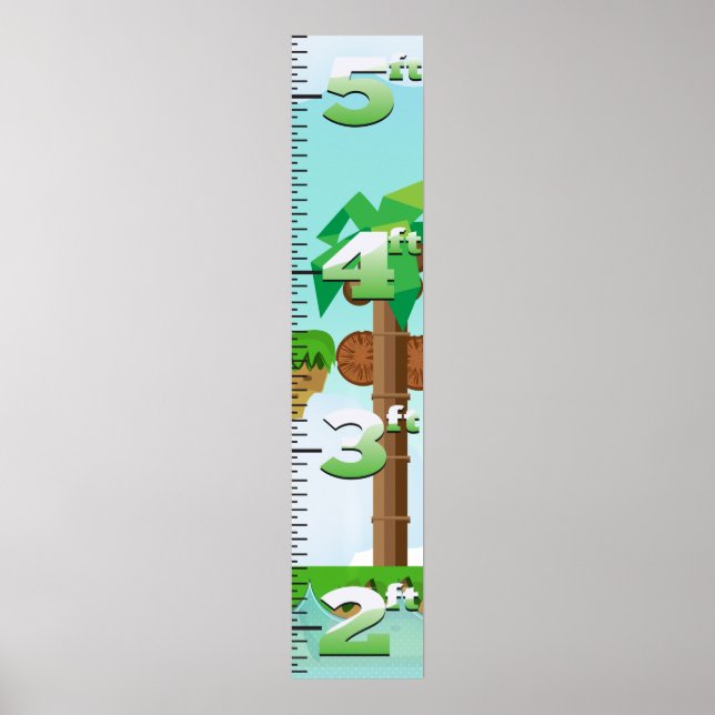 Póster Gráfico de crecimiento de juegos retro (Frente)