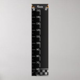 Póster Gráfico de crecimiento del circuito de Carreras co