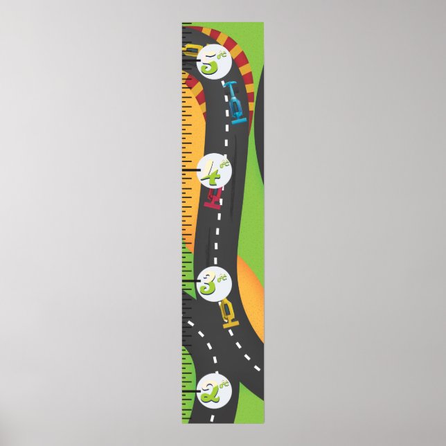 Póster Gráfico de Crecimiento del Gran Premio. (Frente)