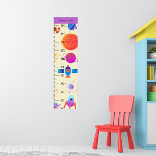 Póster Gráfico de crecimiento espacial y de cohetes